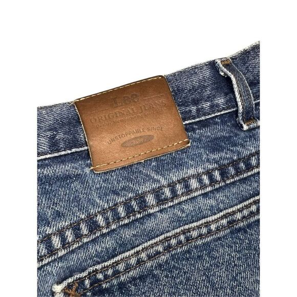 Vintage Lee Jeans Women’s 12 Denim Mom Shorts High Waisted 90s - Picture 5 of 5